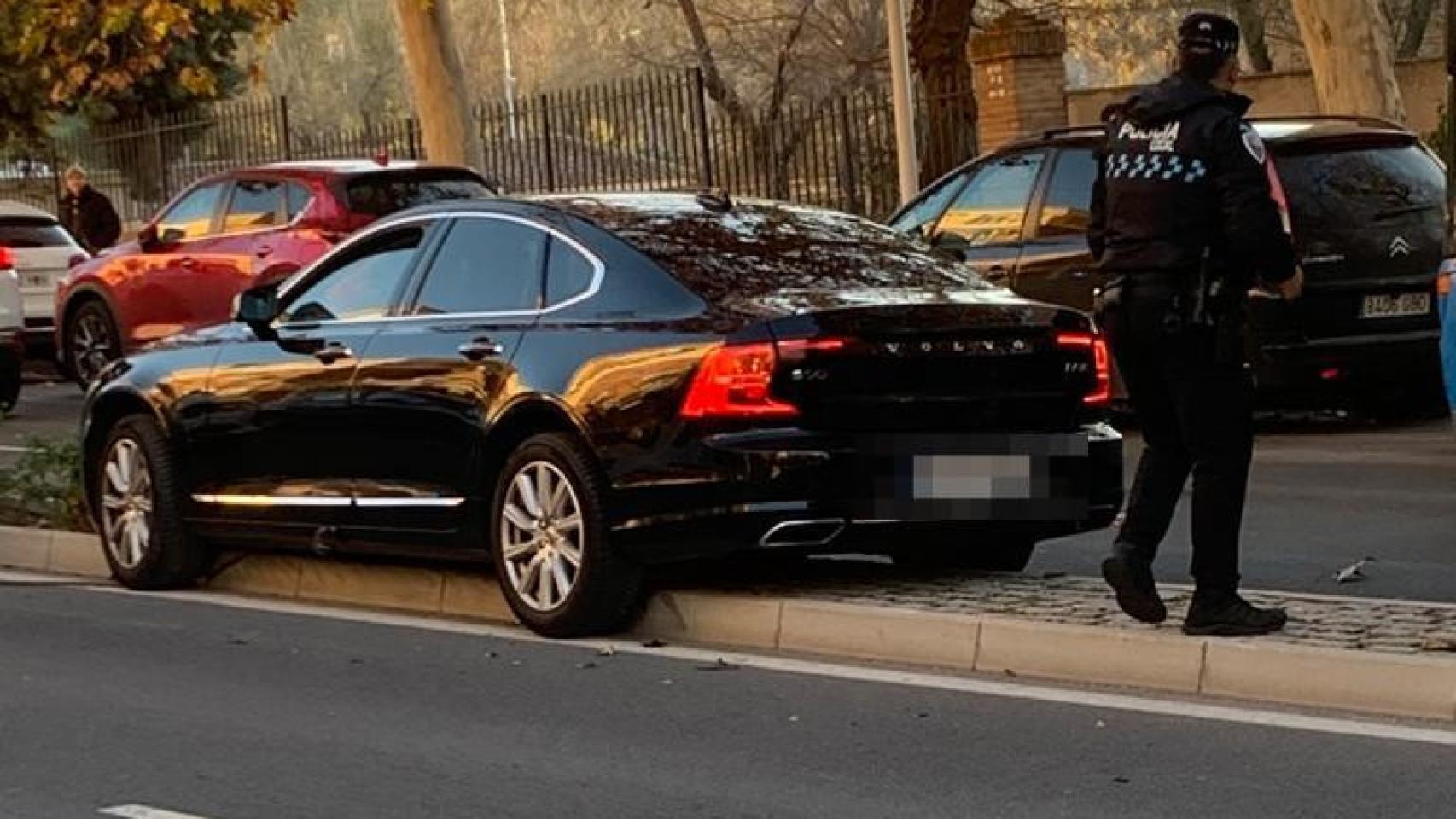 Vehículo accidentado.