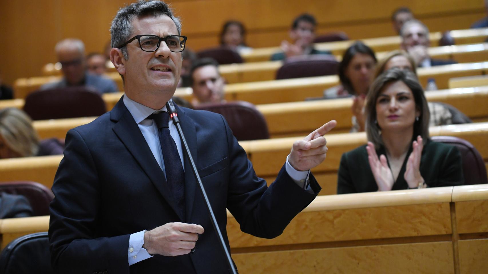 El ministro de la Presidencia, Relaciones con las Cortes y Justicia, Félix Bolaños.