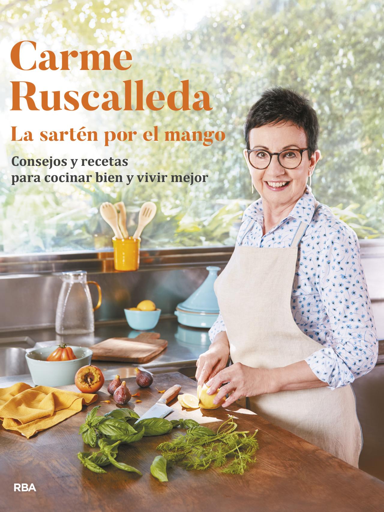 Portada del libro de Carme Ruscalleda, 'La sartén por el mango'.