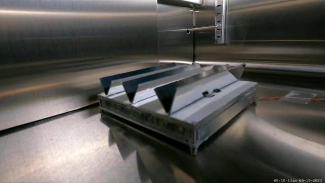 Los paneles sometidos a pruebas de laboratorio