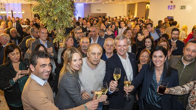 Reunión navideña del PP de Vigo, a 18 de diciembre de 2023.