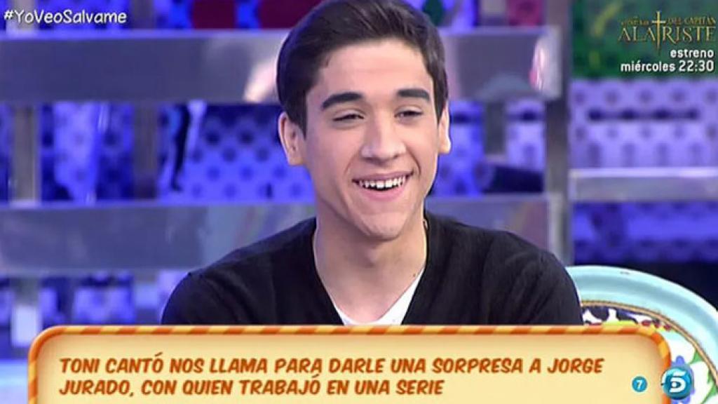 Jorge Jurado en 'Sálvame'.