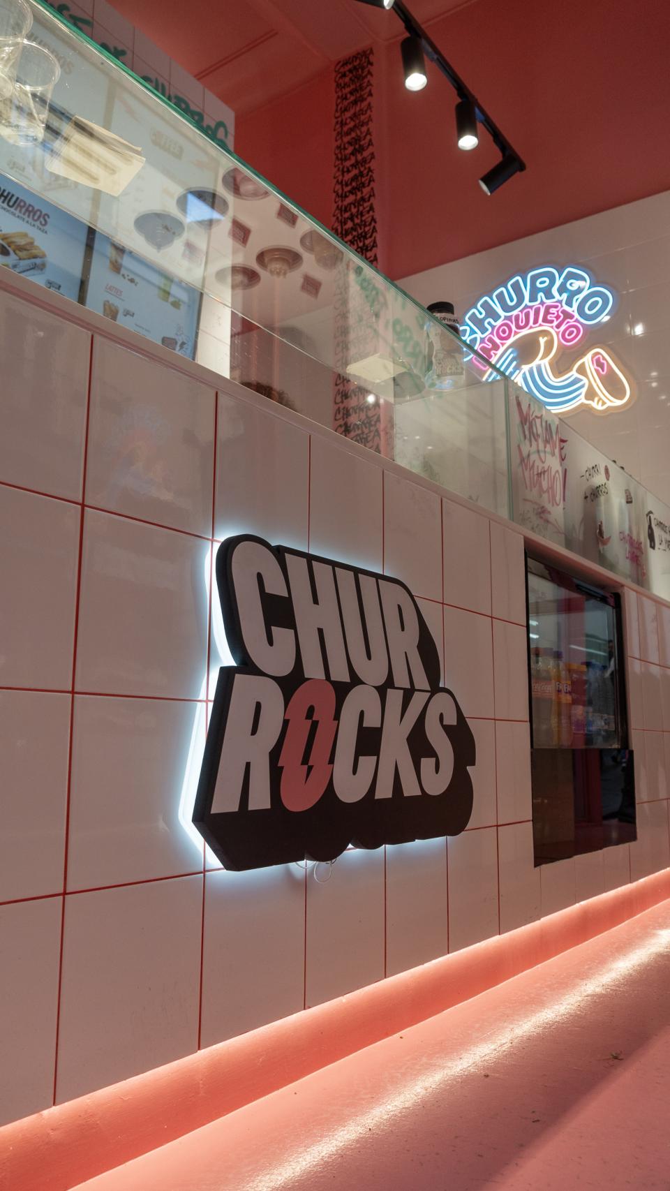 Mostrador de Churrocks.
