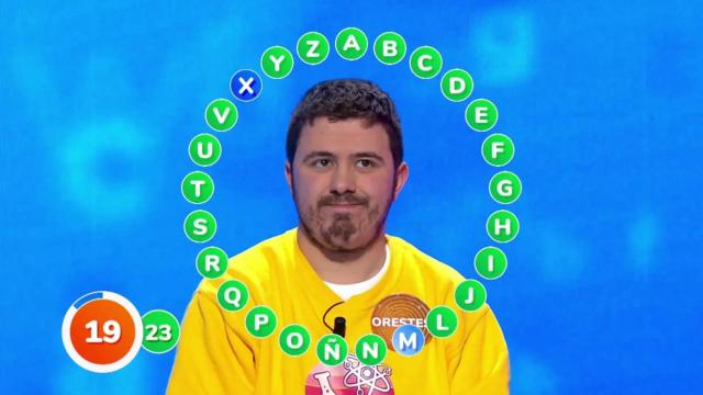 Orestes Barbero en 'Pasapalabra'.