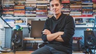 Jorge Ruiz en su estudio.