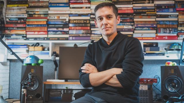 Jorge Ruiz en su estudio.