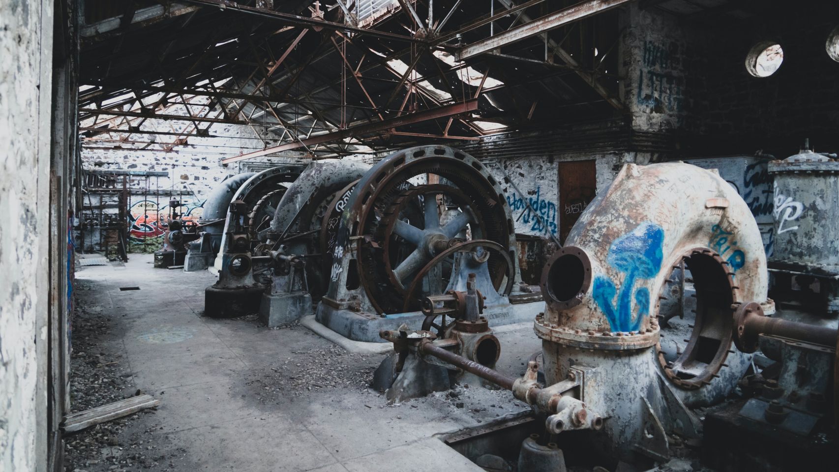 Una fábrica abandonada en imagen de archivo.