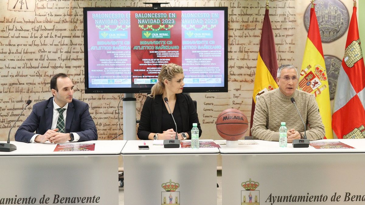 Presentación del Torneo de Navidad del Club Baloncesto de Benavente