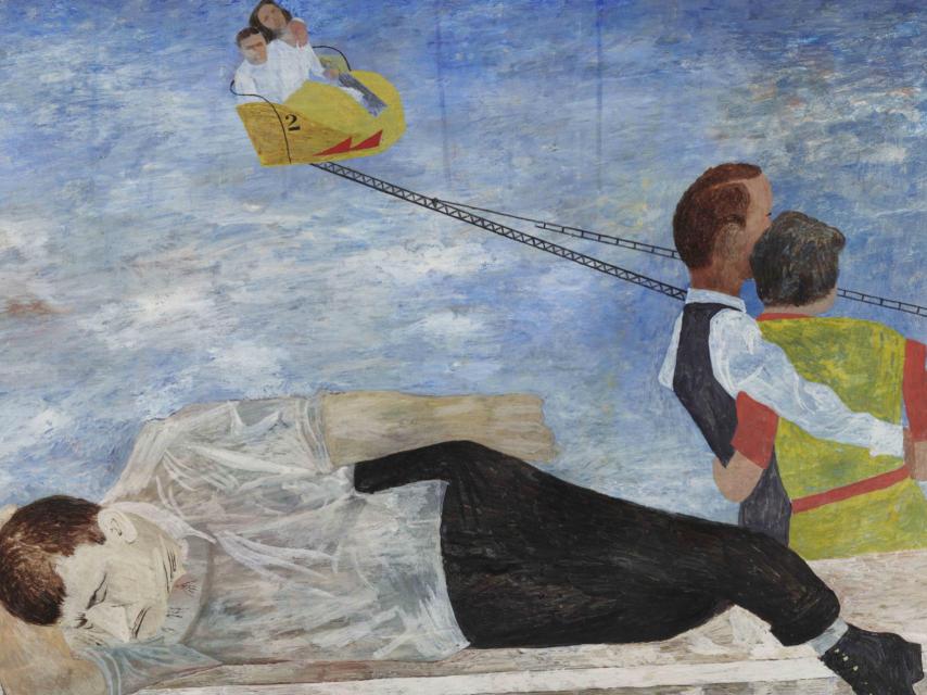 Ben Shahn: 'Parque de atracciones', 1946. Foto: Museo Thyssen © Estate of Ben Shahn / VEGAP, Madrid, 2023