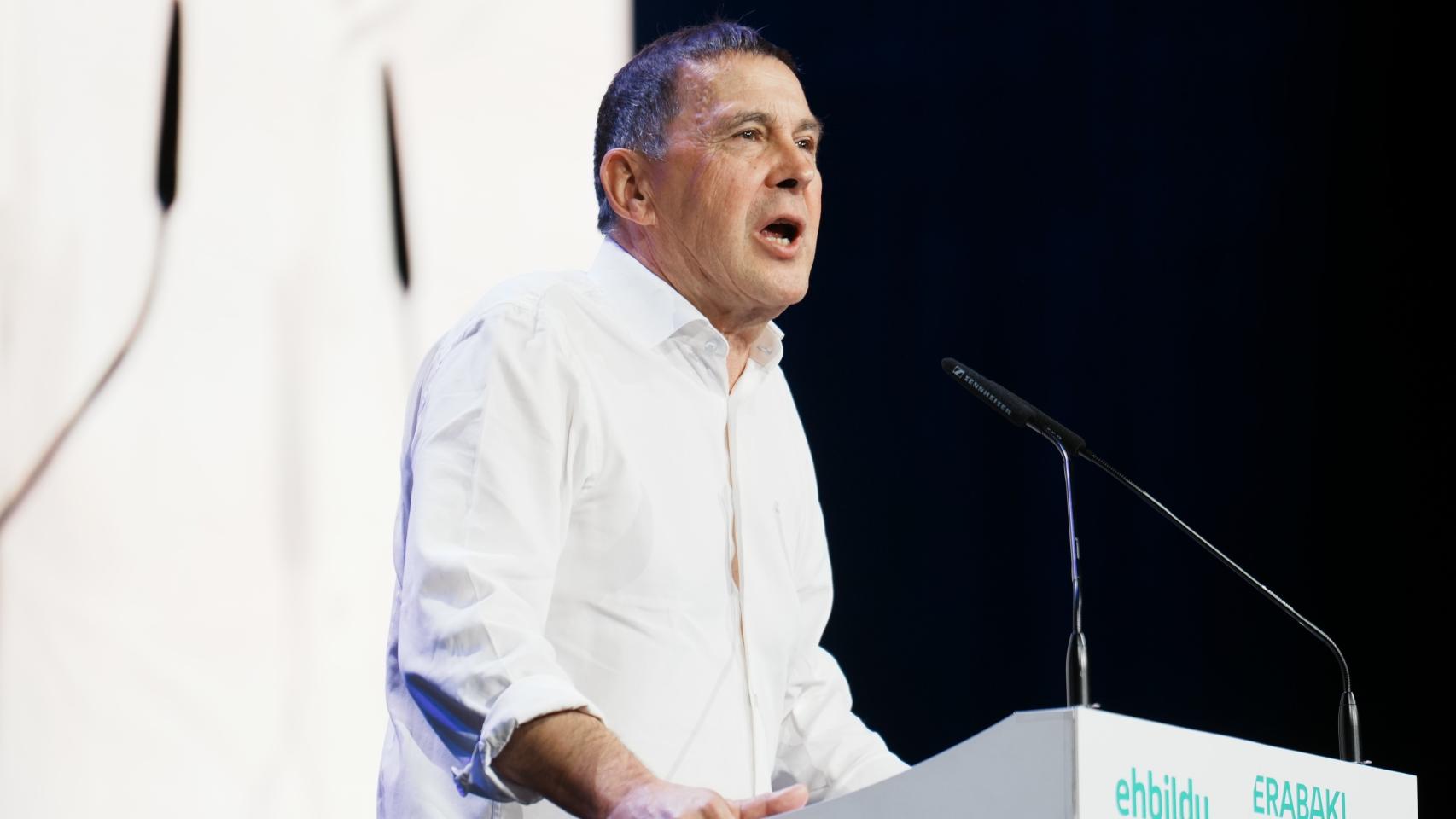 El coordinador general de EH Bildu, Arnaldo Otegi, en un acto el pasado 17 de diciembre.