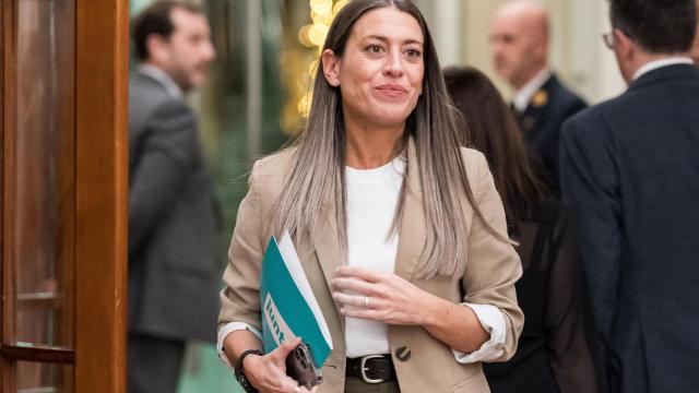 La diputada y portavoz de Junts en el Congreso, Míriam Nogueras, este martes.