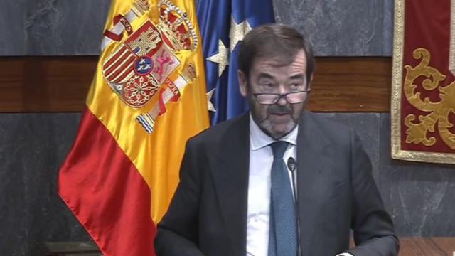Guilarte, durante su intervención de este miércoles en el CGPJ./