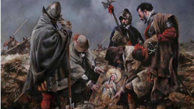 'Virgen de Empel' lienzo de Ferrer Dalmau. 2015