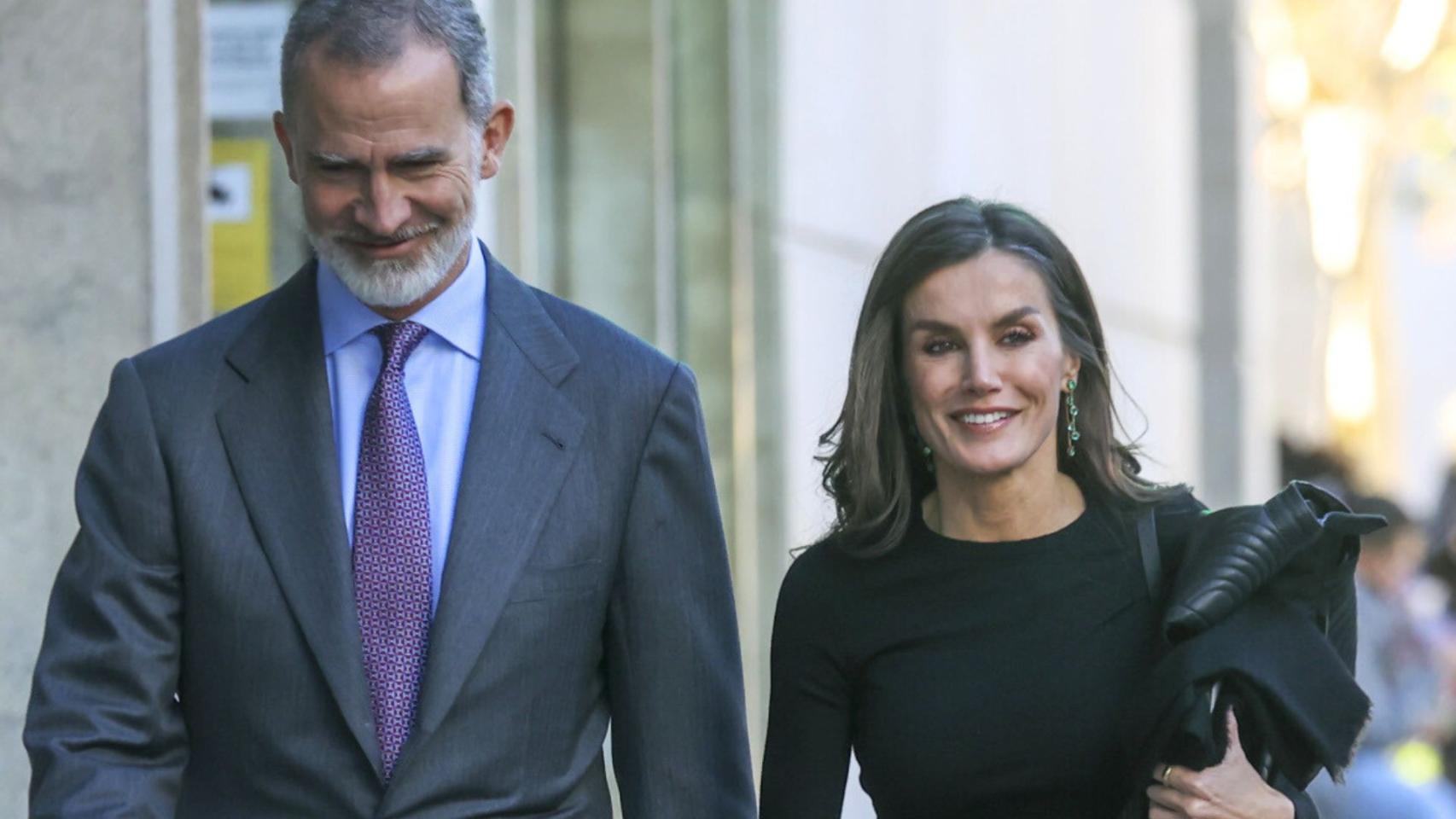 Los Reyes, a su llegada.