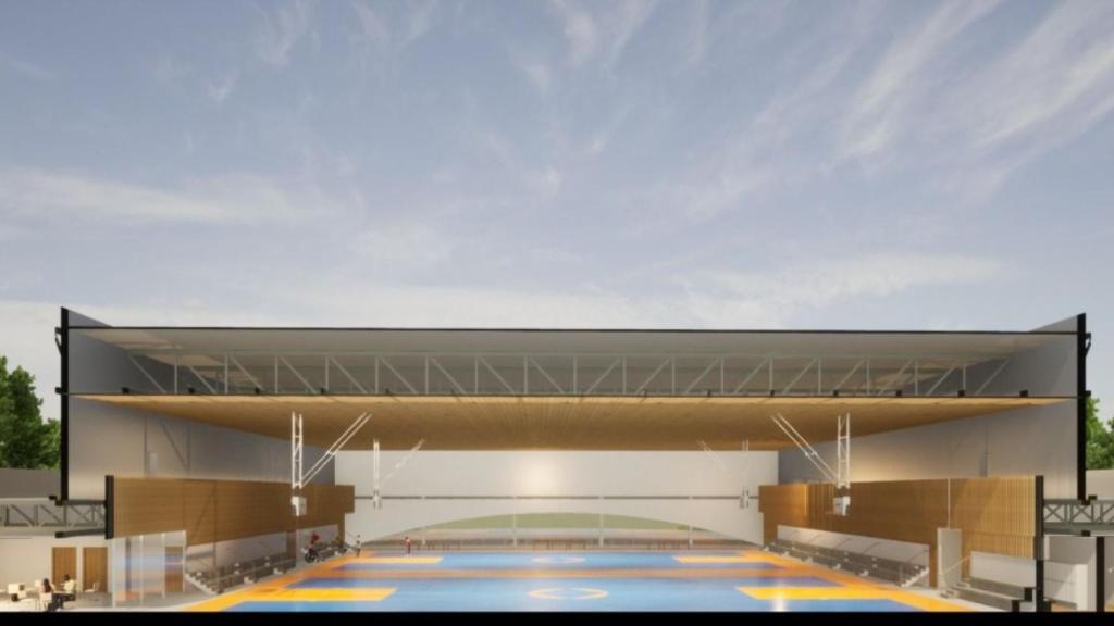 Recreación del interior del Tómbola Arena.