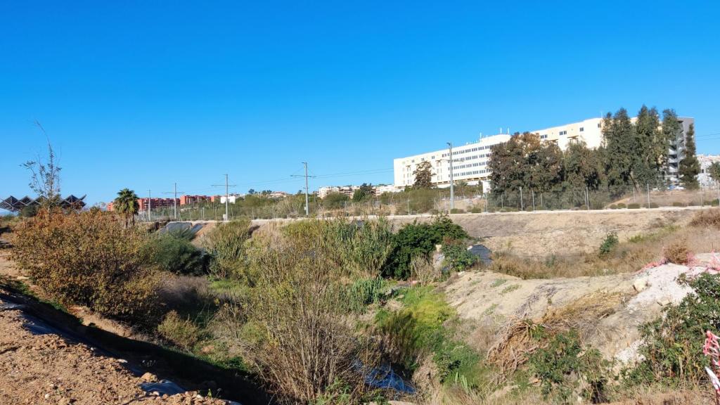 Estado actual de la zona destinada al bulevar.