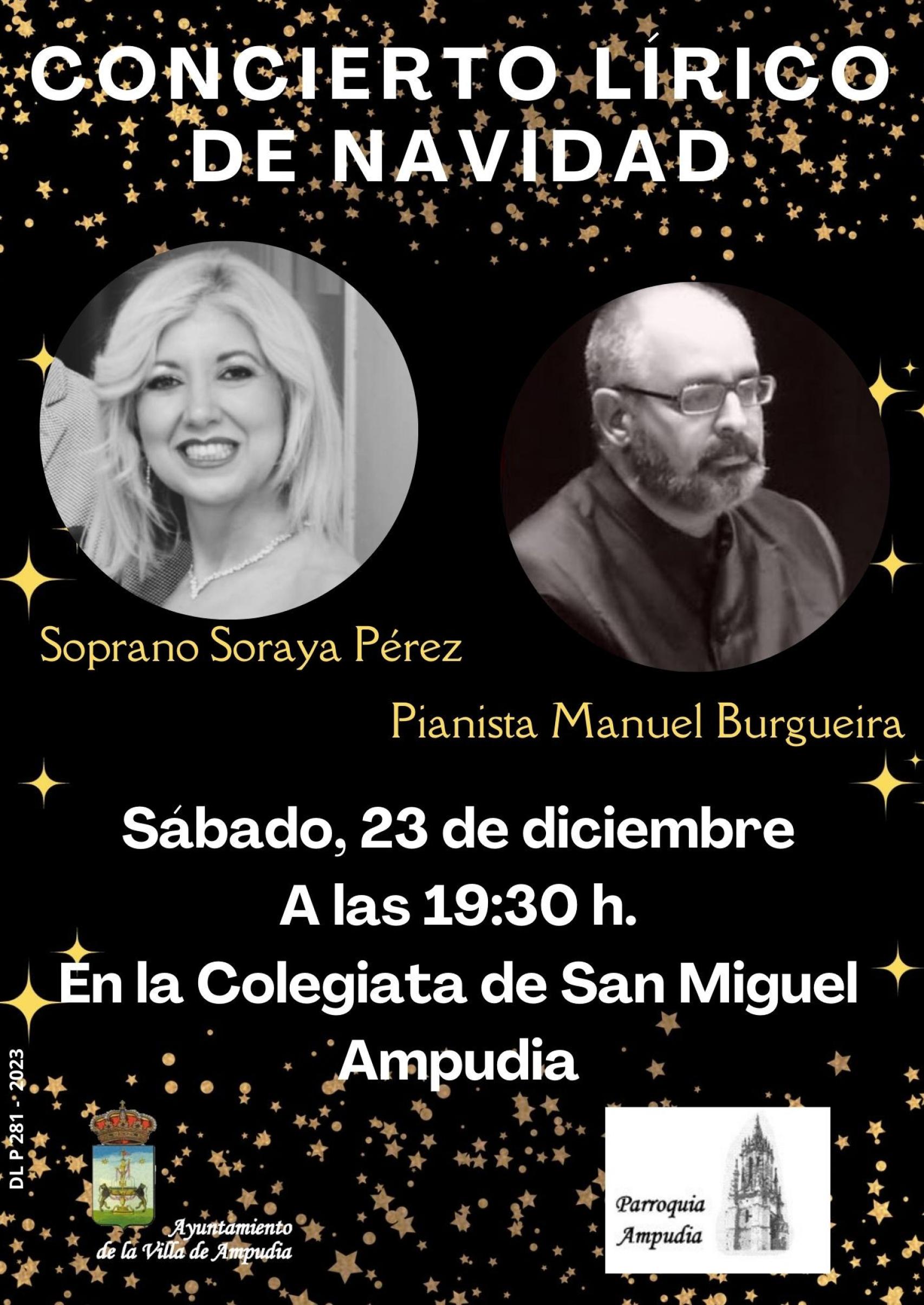 Cartel del Concierto de Navidad de Ampudia