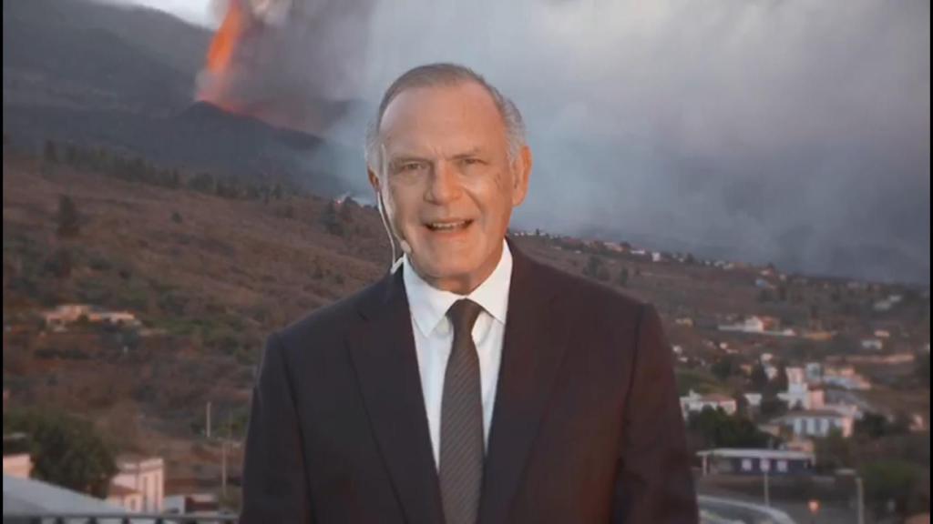 Pedro Piqueras en 'Informativos Telecinco'.