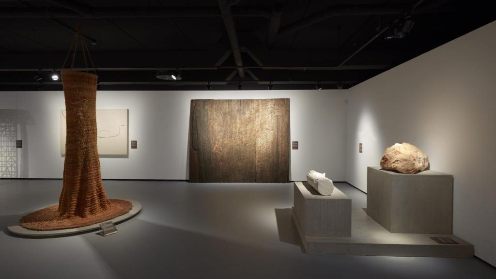 Vista de la exposición Colección FMCMP. Arte y naturaleza en el Centro FMCMP Morasverdes