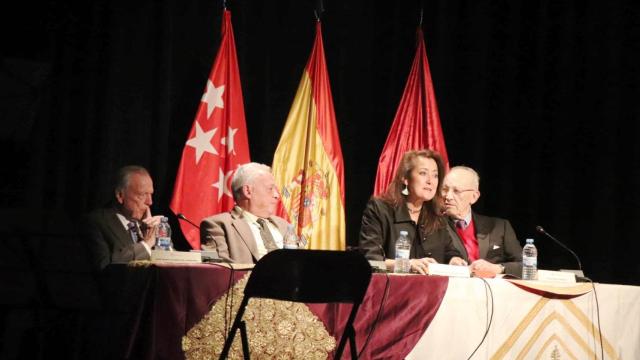 Los componentes de la mesa en la presentación de la Agenda Taurina 2024