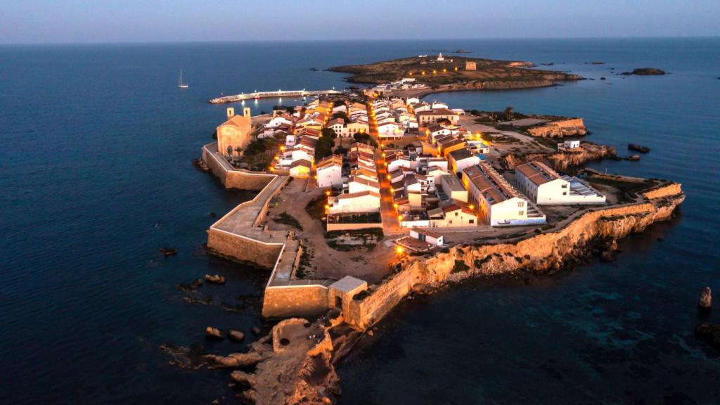 Vista panorámica de la Isla de Tabarca.