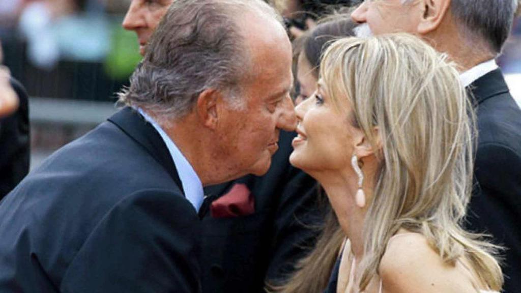 El rey Juan Carlos y Corinna Larsen, en una imagen de archivo.