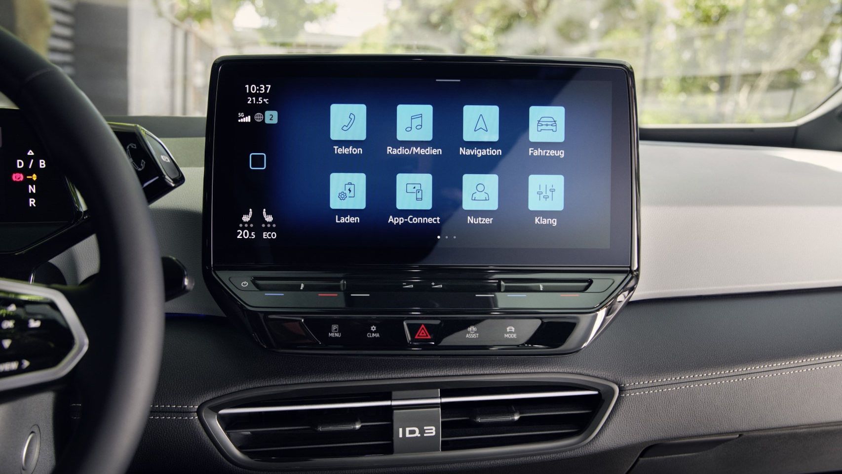 Pantalla del Volkswagen ID.3, sustituta de los botones tradicionales