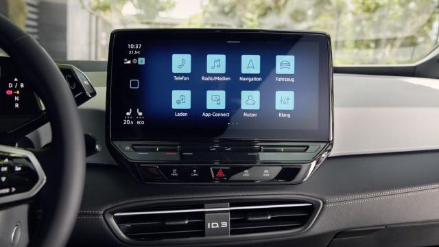 Pantalla del Volkswagen ID.3, sustituta de los botones tradicionales