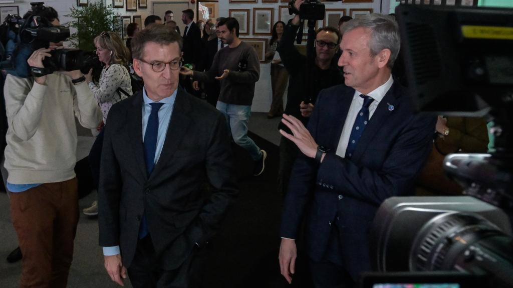 Alberto Núñez Feijóo y Alfonso Rueda, en una imagen reciente.