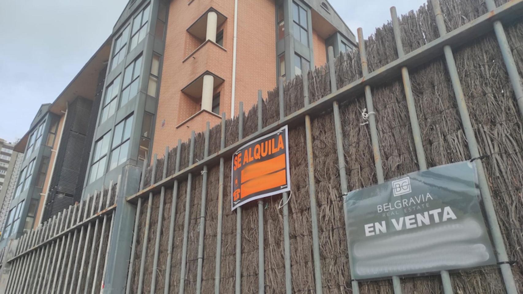 Vivienda en alquiler.