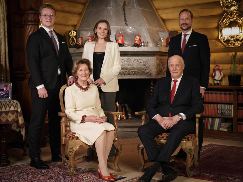 La felicitación navideña de Harald y Silvia, sin su nuera.