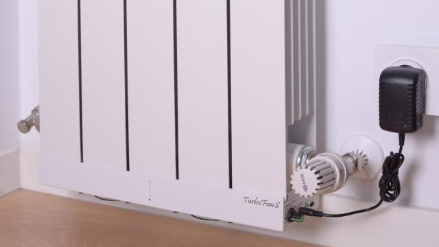 Un radiador con Turbofans.