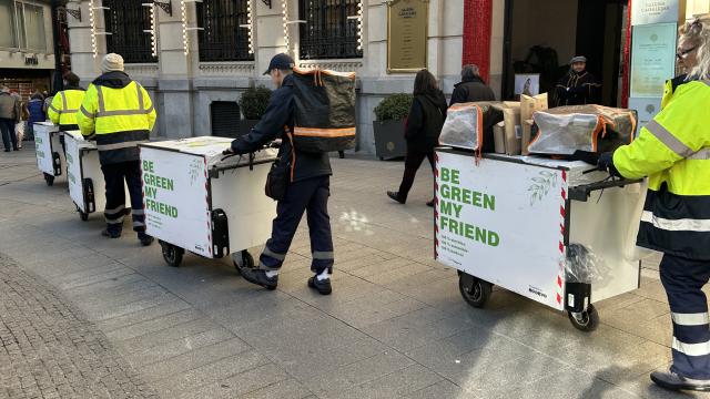 Integra CEE recorre el centro de Madrid con su reparto de última milla sostenible e inclusivo