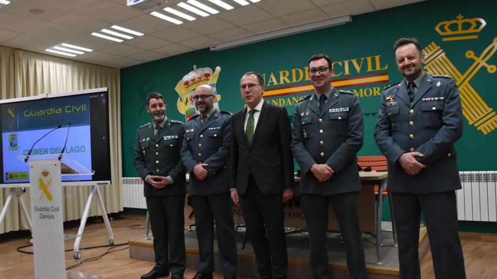 Presentación del Crimen del Lago en la Comandancia de Zamora