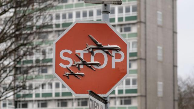 Una imagen de la obra de Banksy. Foto: www.banksy.co.uk