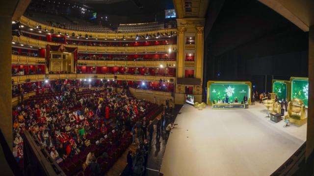 Imagen del sorteo de la Lotería de Navidad