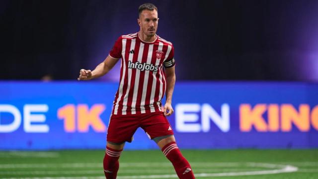 Mongil durante un partido en la Kings League con Aniquiladores