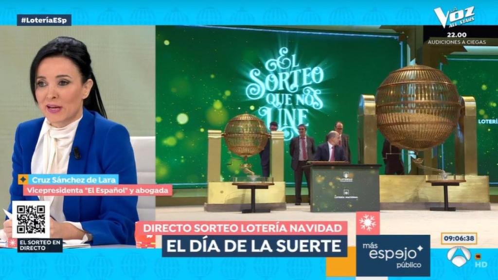 Cruz Sánchez de Lara, en 'Espejo Público'.