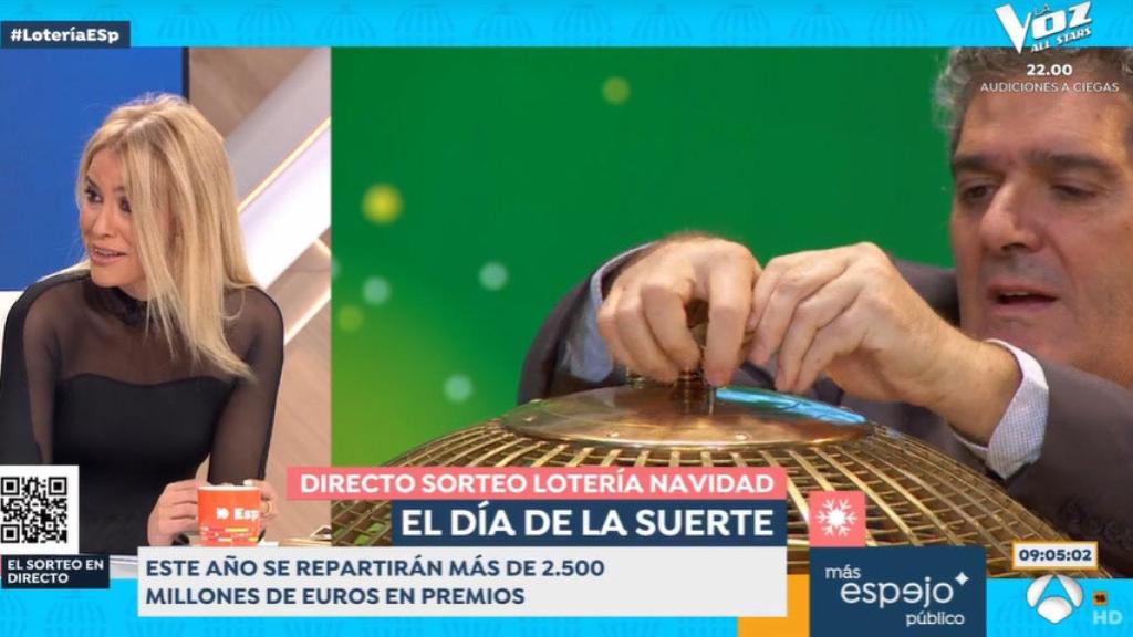 Afra Blanco, la sindicalista de laSexta, revela en 'Espejo Público' que haría si le tocase el Gordo de la Lotería