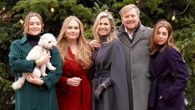 Posado navideño de la Familia Real holandesa.