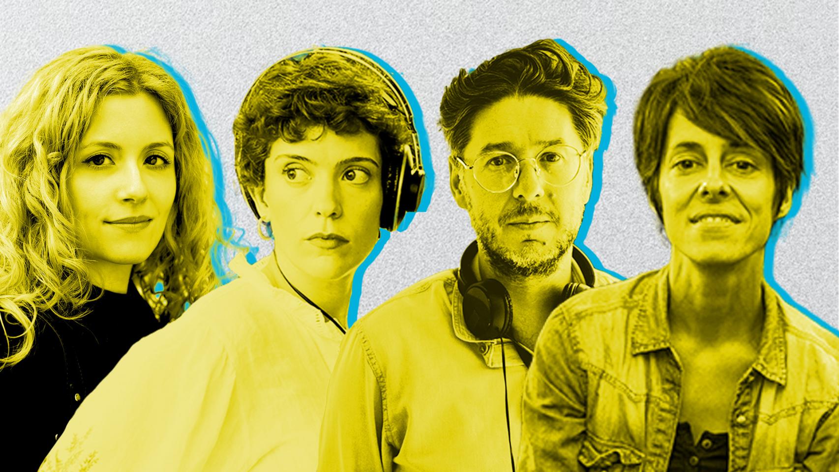 Laura Ferrés, Itsaso Arana, Víctor Iriarte y Estibaliz Urresola
