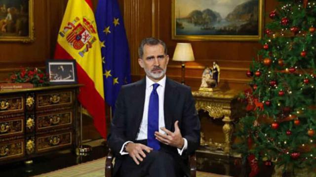 Imagen de archivo del último discurso de Felipe VI. Foto: EP
