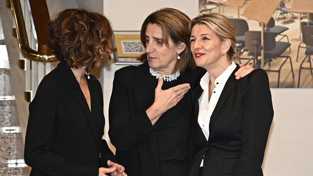 María Jesús Montero, Teresa Ribera y Yolanda Díaz.