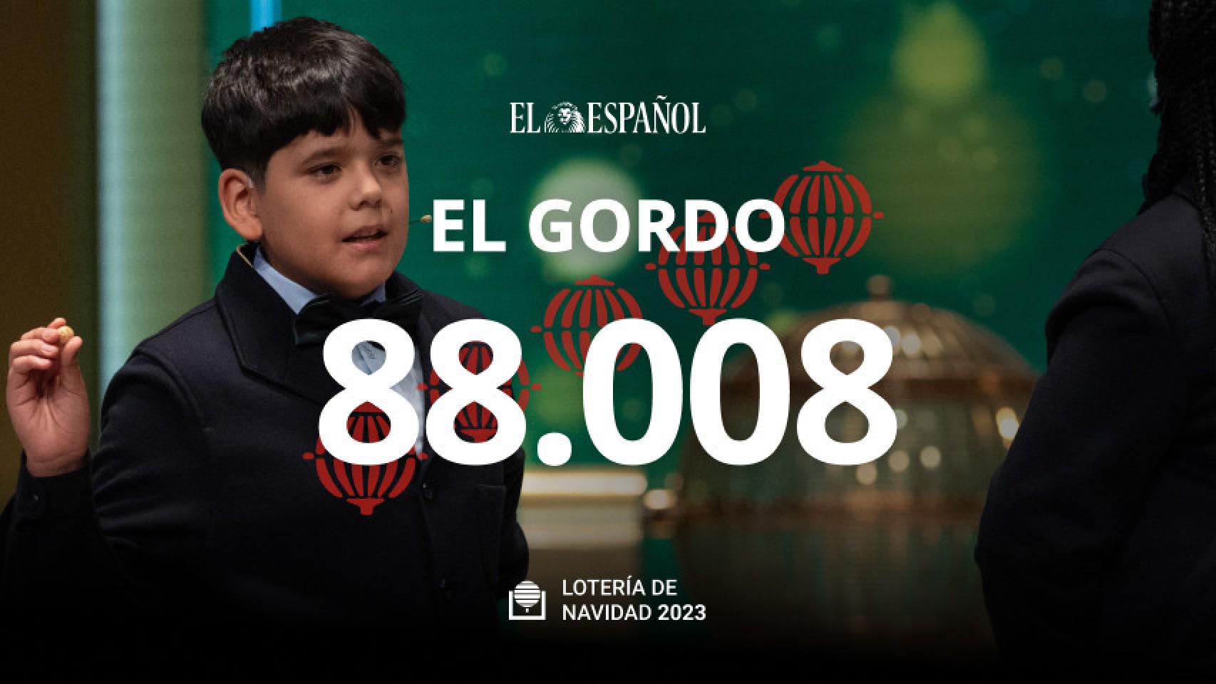 Este es el número del premio gordo de la Lotería de Navidad 2023