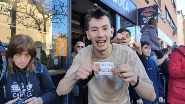 Mario, trabajador de La Buena Boca, en Montecarmelo (Madrid).