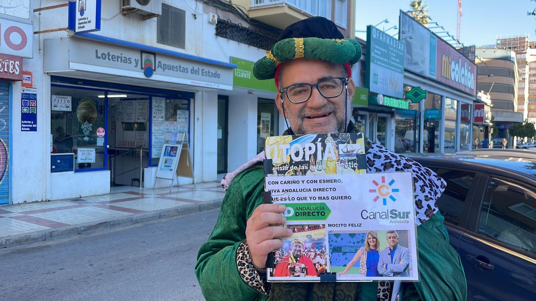 El Mocito Feliz, este viernes en Málaga.