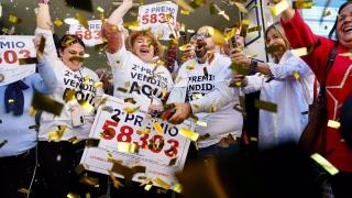 Celebración en 'El boquerón de oro' de Málaga.