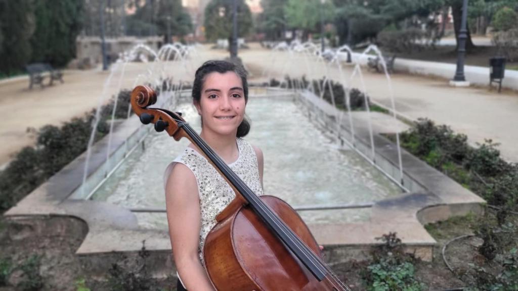 Sofía empezó a tocar el chelo a los seis años.