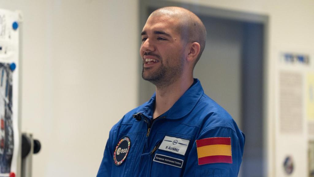 El astronauta español Pablo Álvarez