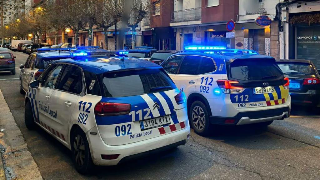 Coches de la Policía Local de Burgos